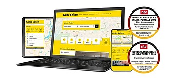 Verbraucher wählen Gelbe Seiten in die Top 3 der besten Online-Portale Deutschlands